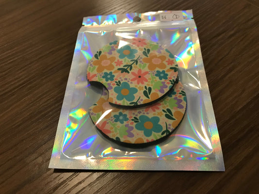 Flower car coaster