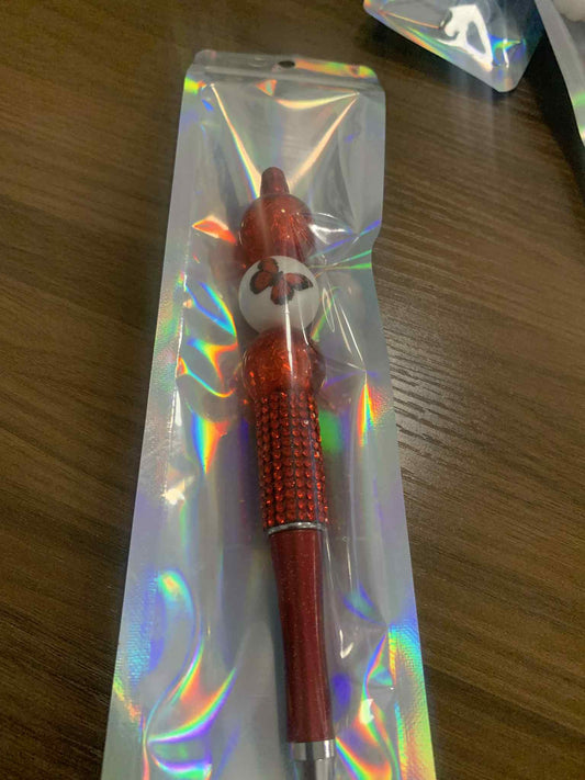 Red butterfly Pen