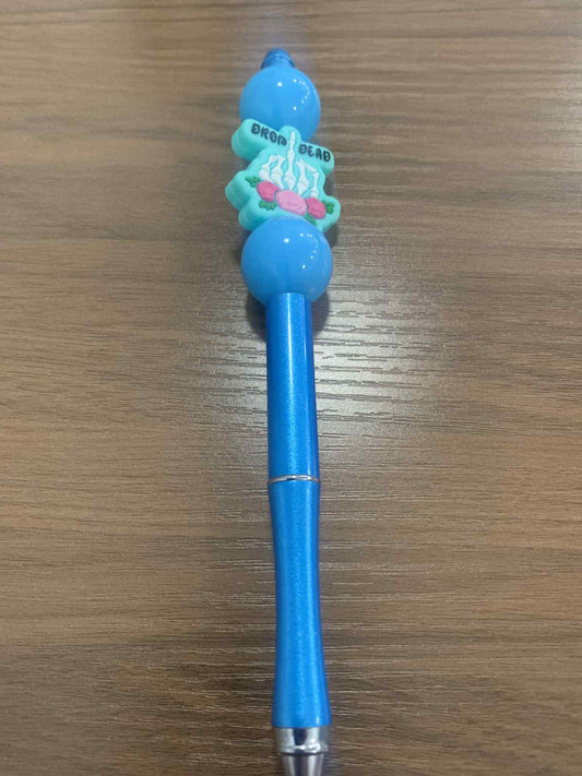 Blue drop dead pen